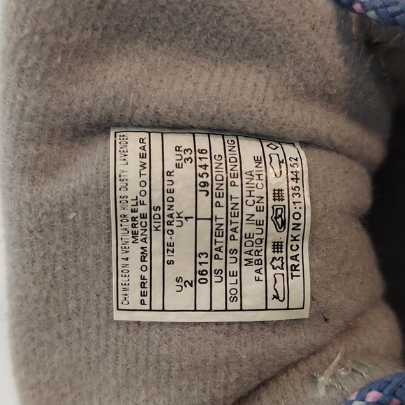 Merrell Chameleon 4 Ventilator kids shoes  Sz 2 - Picture 5 of 8